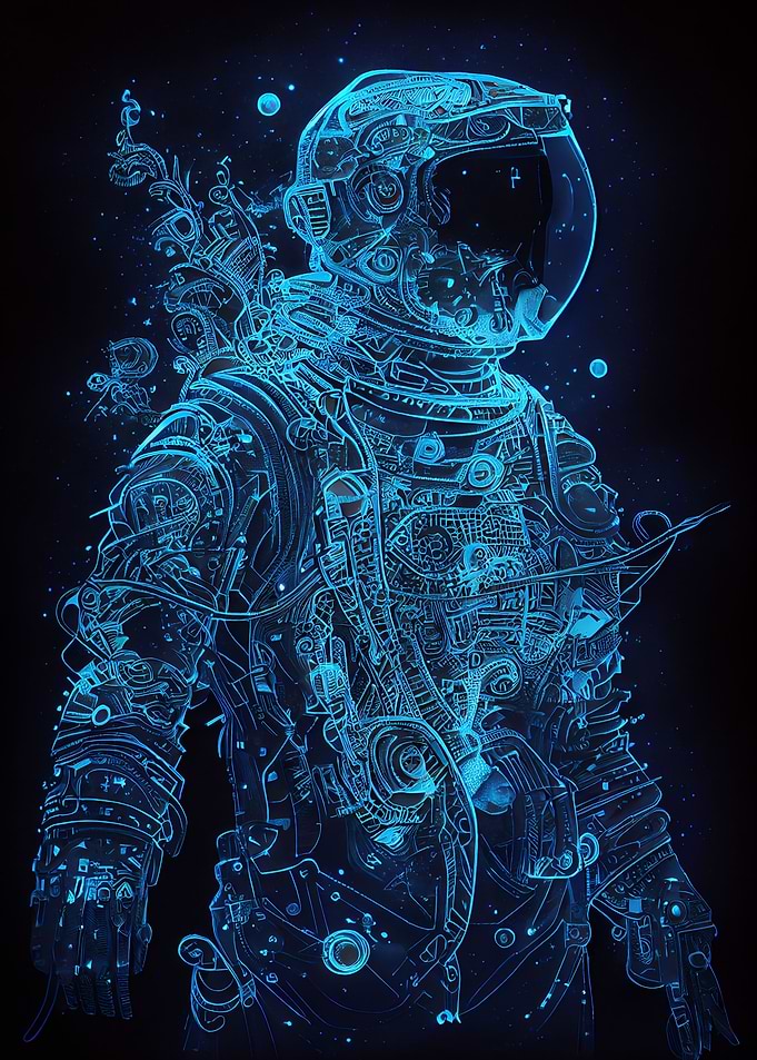 Celestial astronaut suit