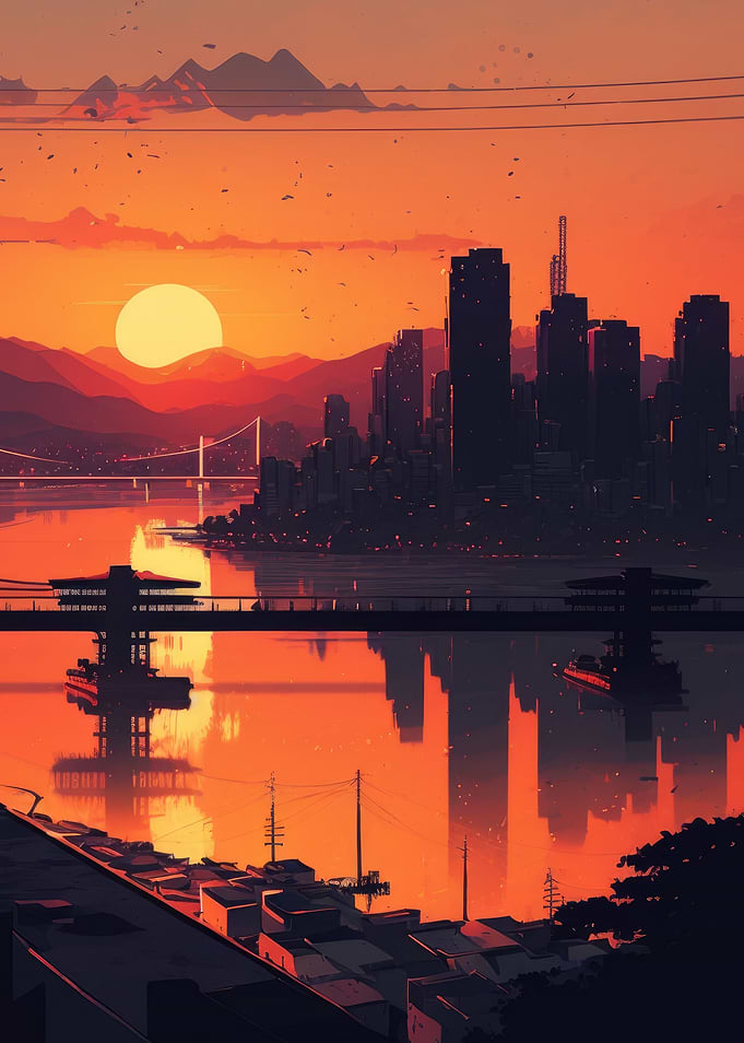 Seoul sunset