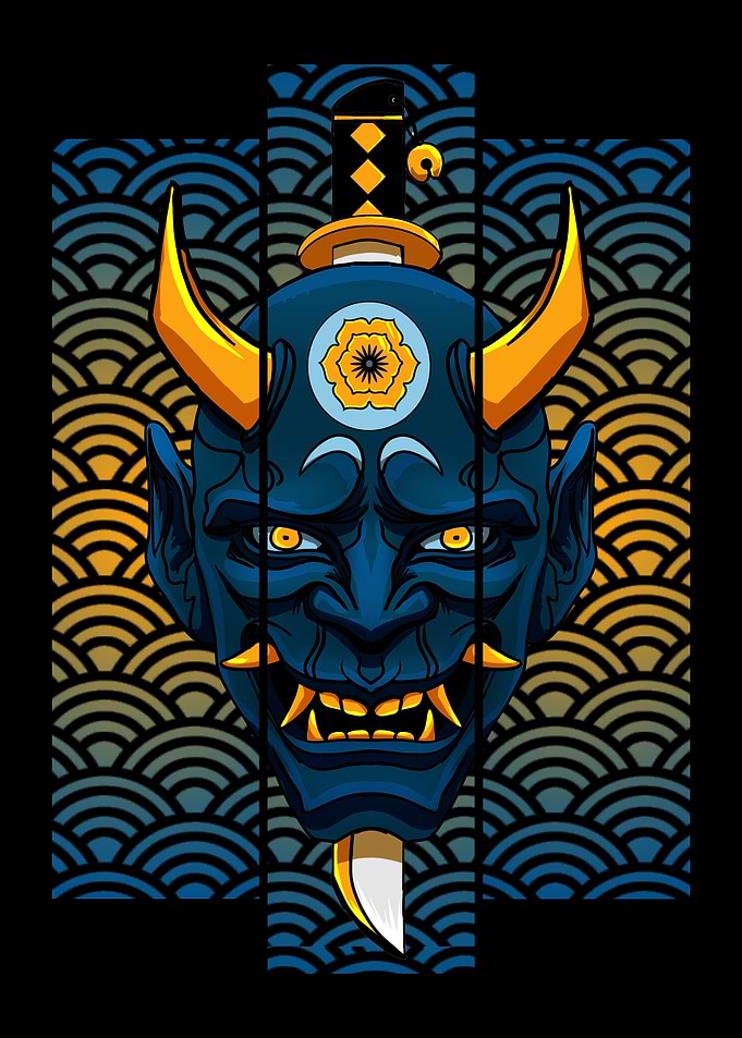 Japanese Hannya Mask