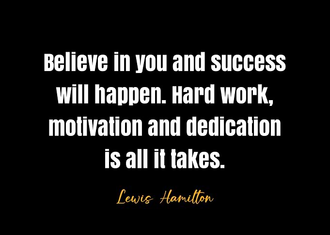 Lewis Hamilton Quote
