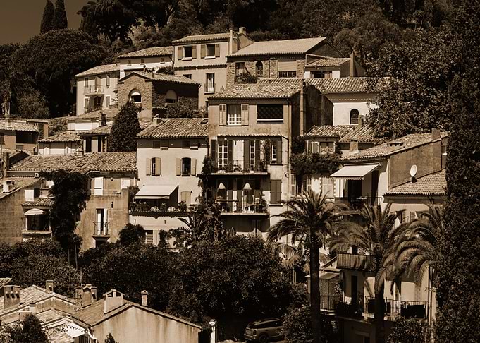 view on Bormes les Mimosas