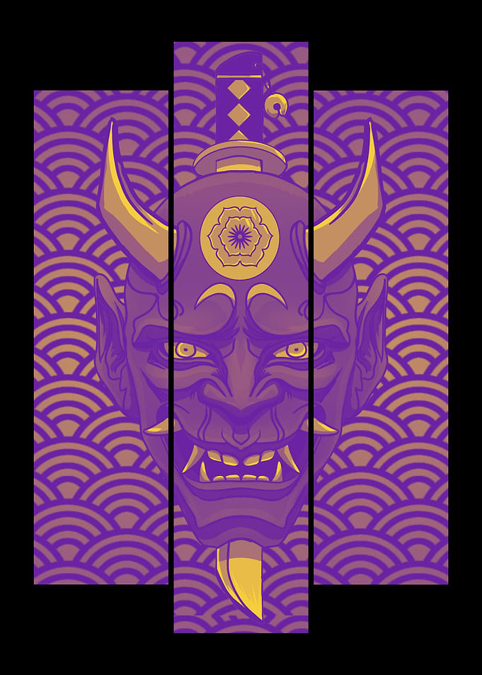 Japanese Hannya Mask