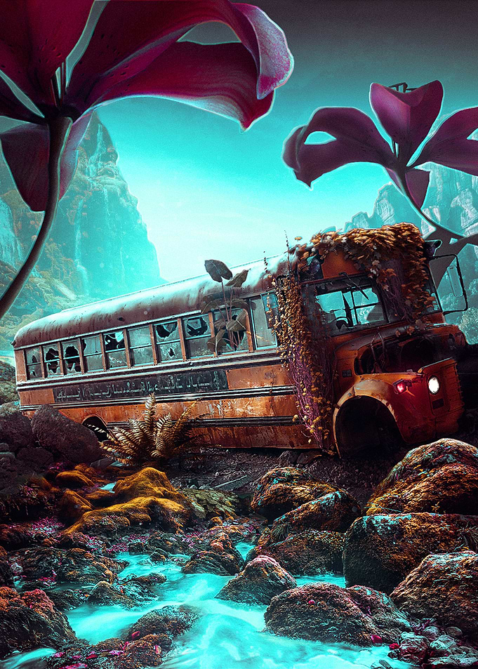 Abandoned bus