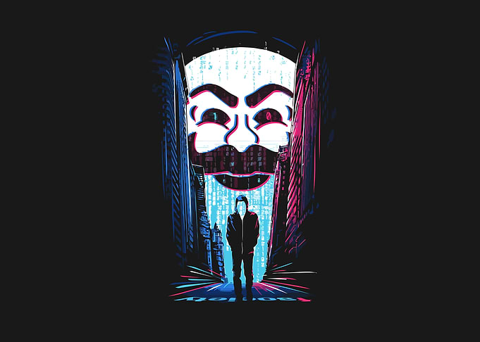 Dark Hacker Man