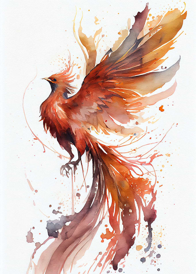 Phoenix Watercolor