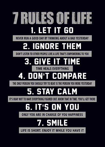 7 Rules of Life Motivation