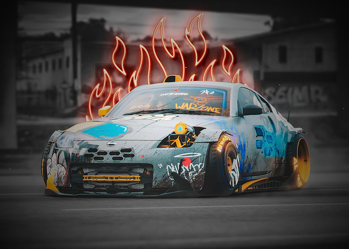 Anime Cars Nissan