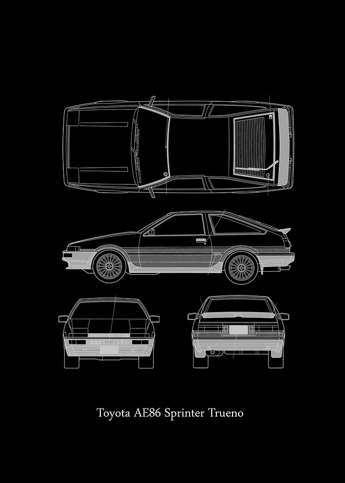 Toyota AE86 Sprinter Truen