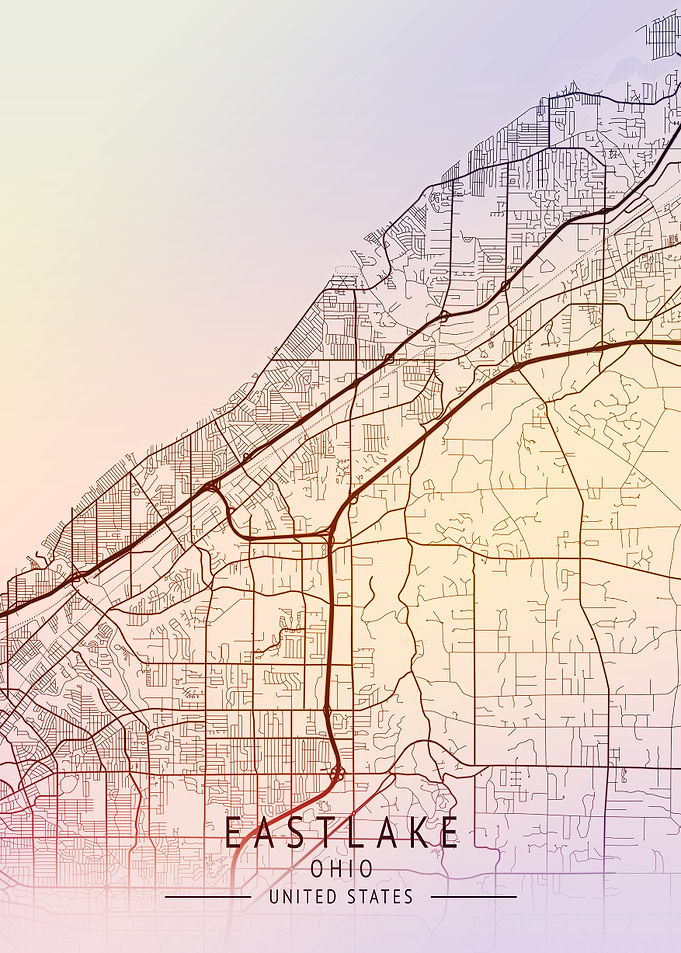 Eastlake Ohio USA City Map