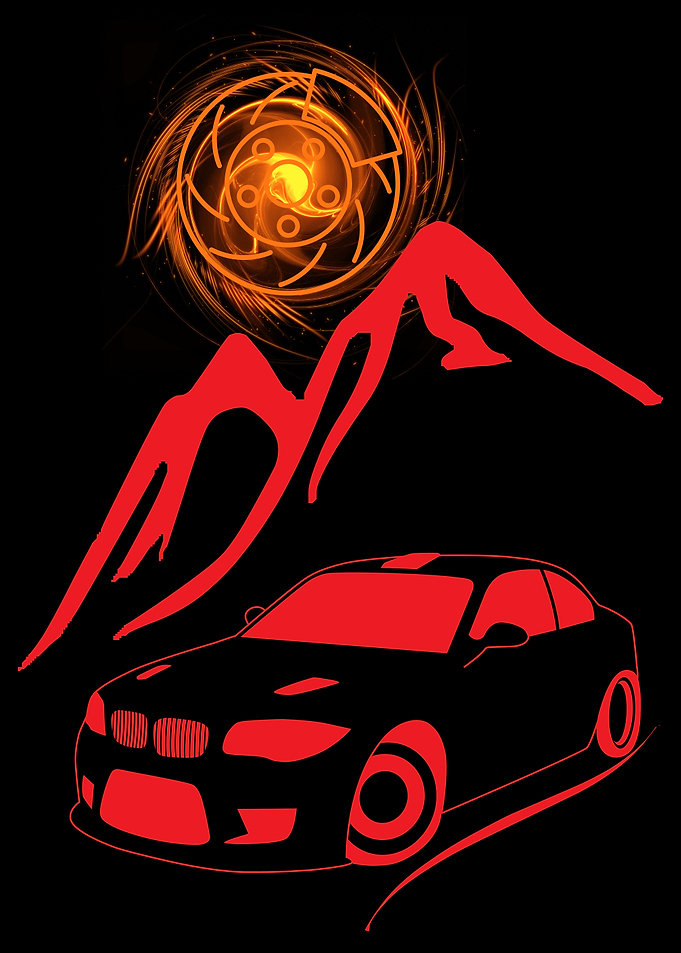 red sport car