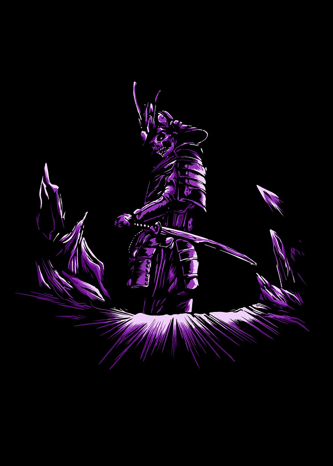 Samurai skull