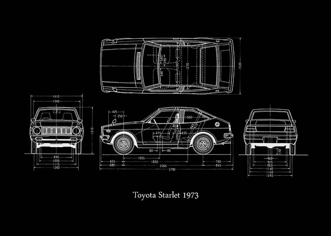 Toyota Starlet 1973