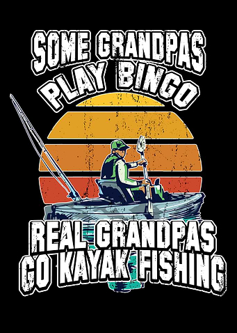 Grandpa Kayak Fishing Gift