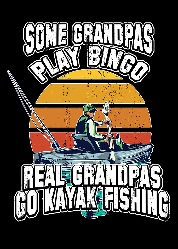 Grandpa Kayak Fishing Gift