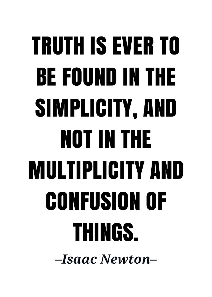 Isaac Newton quote