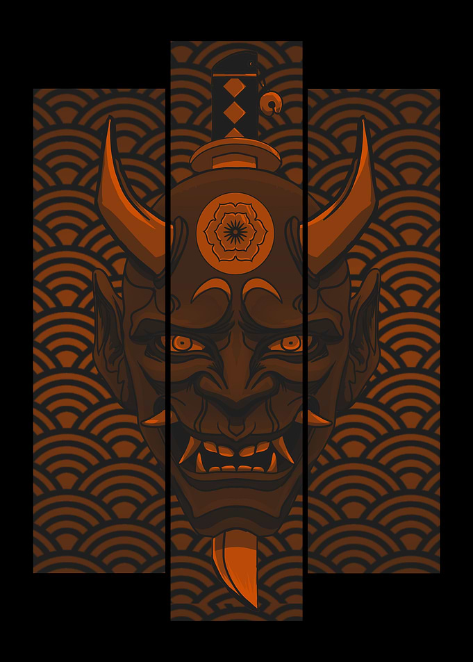 Japanese Hannya Mask