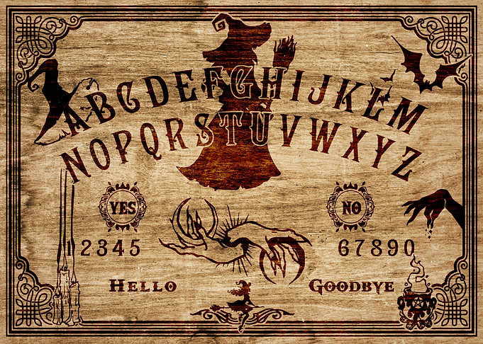 Ouija board witch hat
