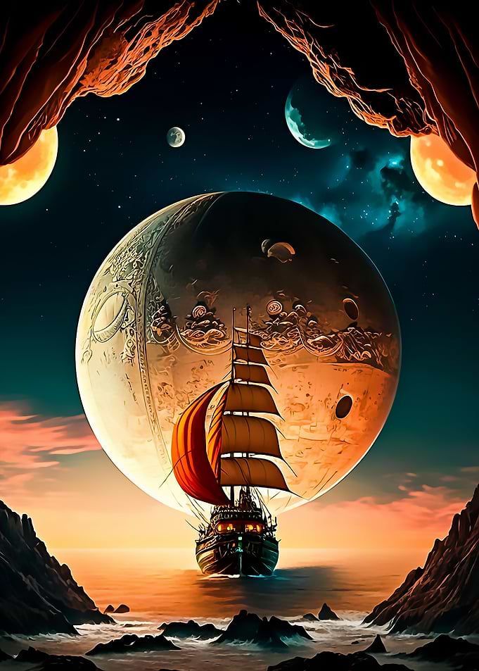 Boat on ocean
