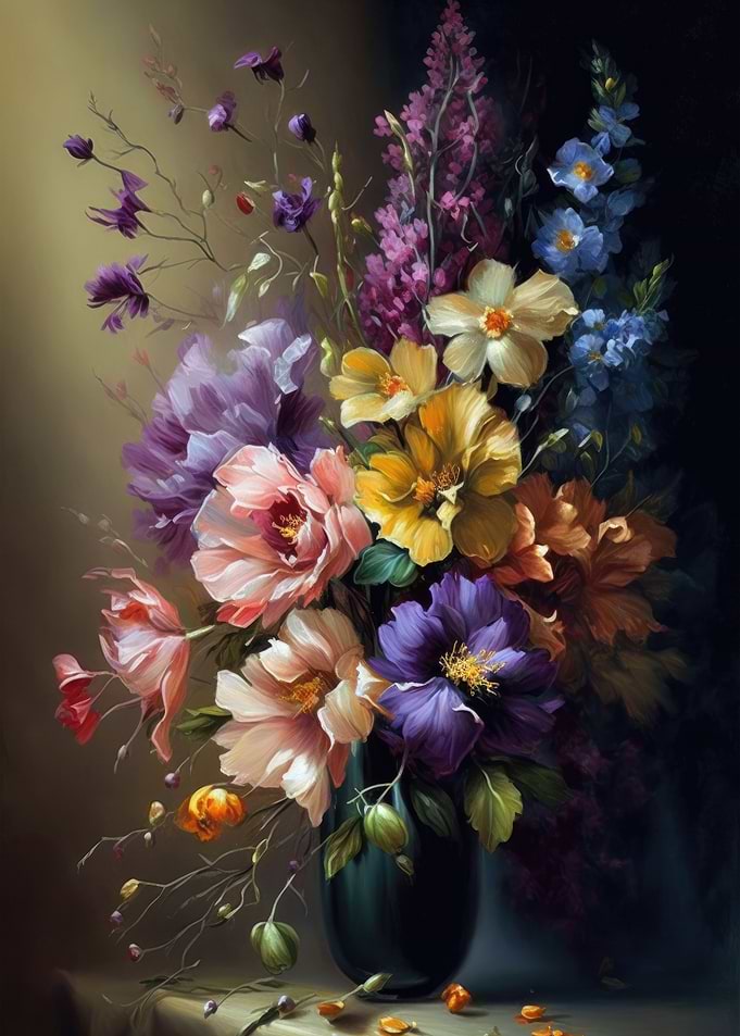 Flower Art Series Style 8