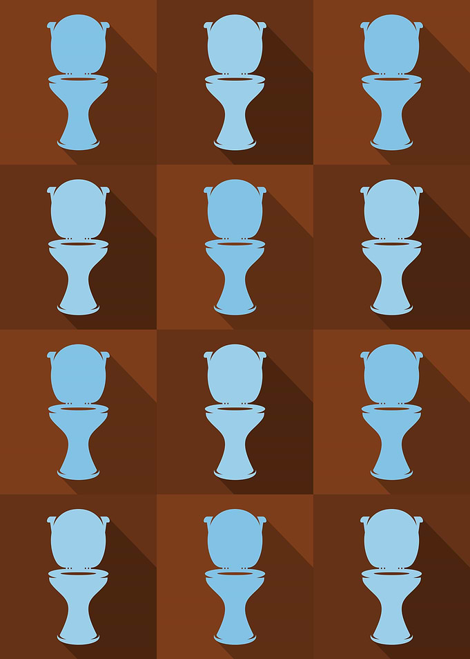 Toilet Icons Pop Art