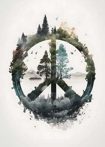 Peace Symbol Nature