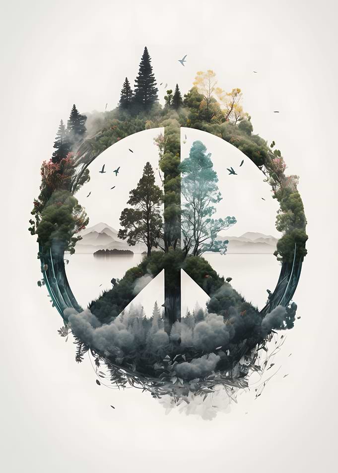 Peace Symbol Nature