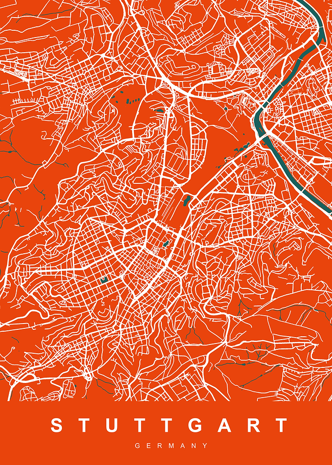 Map STUTTGART GERMANY