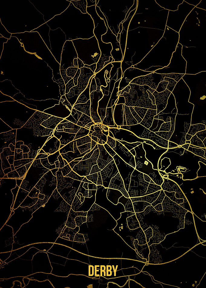 Derby gold map