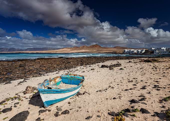 Volcanic island Lanzarote