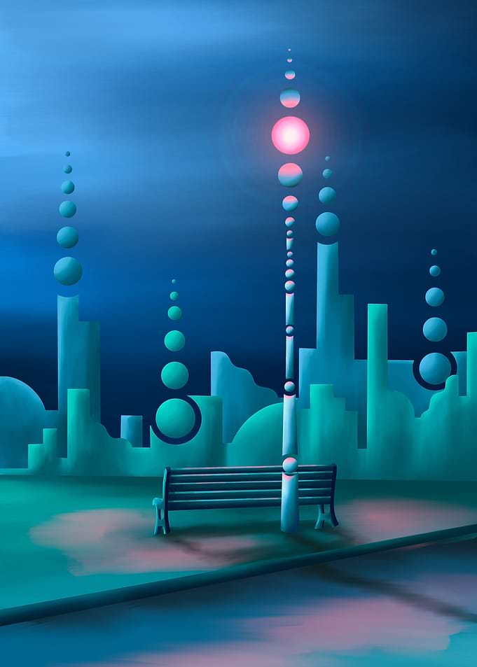 A surreal view