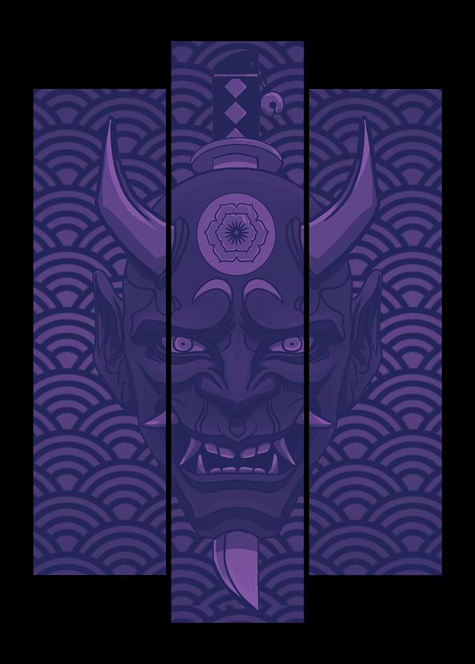 Japanese Hannya Mask