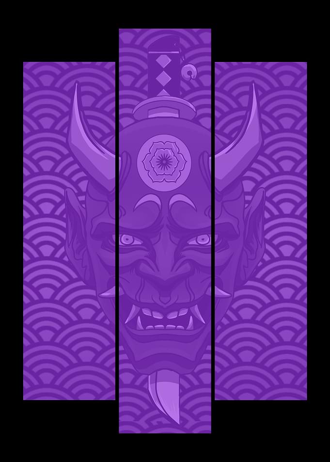 Japanese Hannya Mask