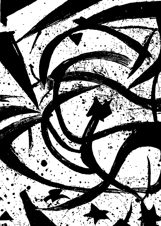 Black and White Abstract