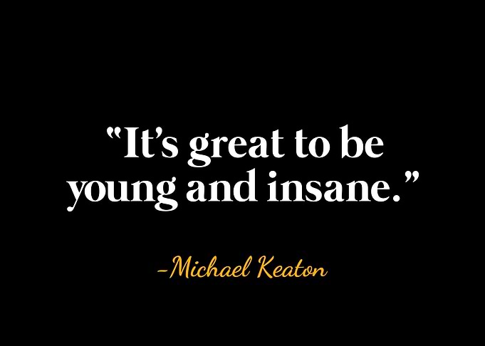 Michael Keaton Quote
