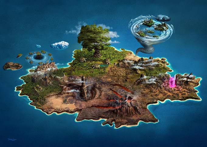 The Map of Elementara