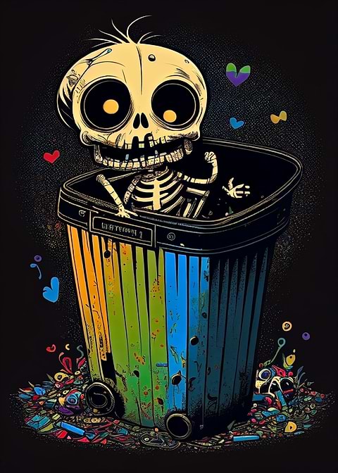 The Dark Delight — metal poster wall art