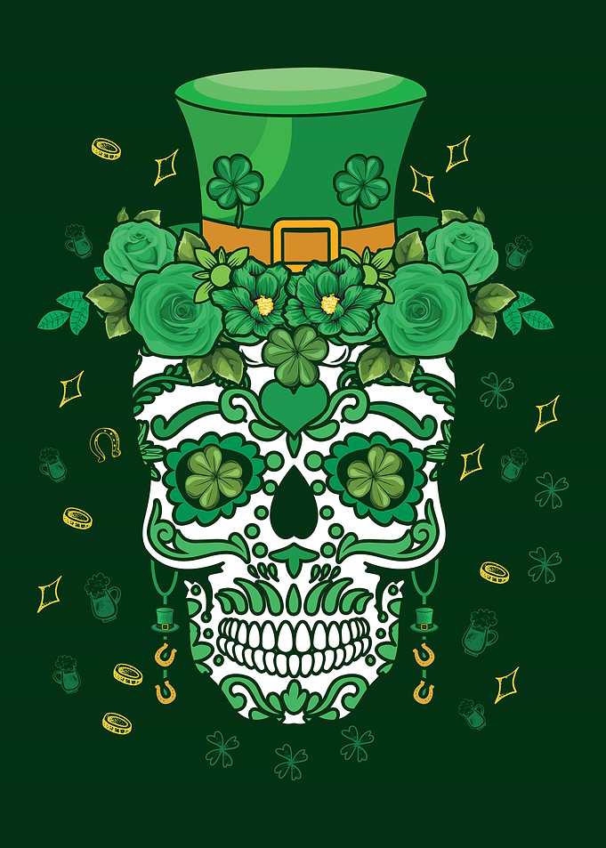 St Patricks Day Muertos