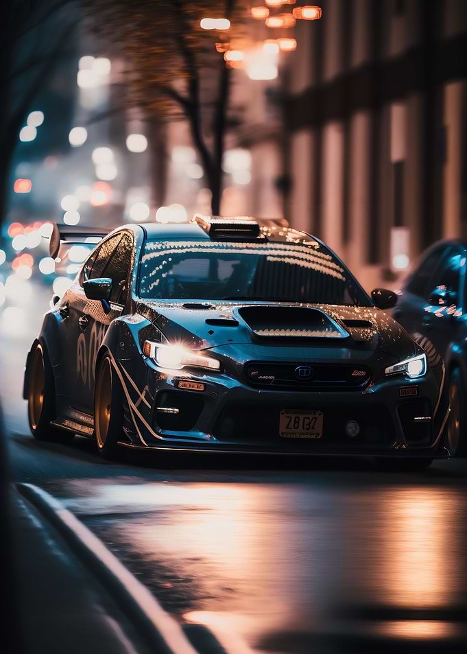 Subaru WRX STI in NYC