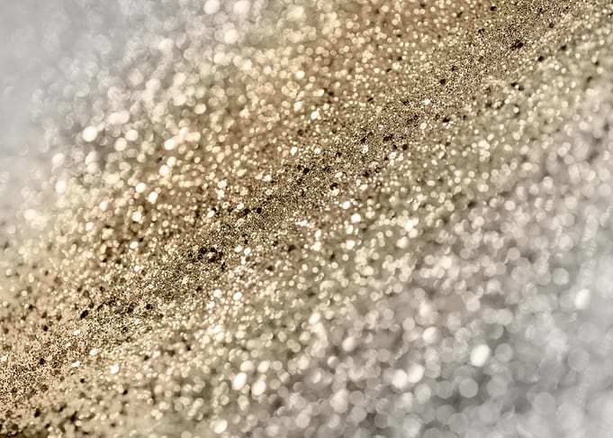 Gold Silver Bokeh Glitter