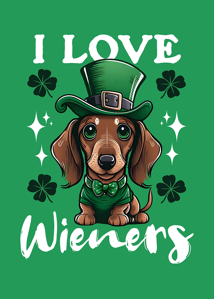St Patricks Day Dachshund