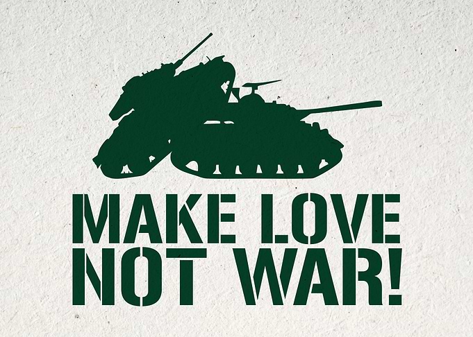 Make Love Not War Tank