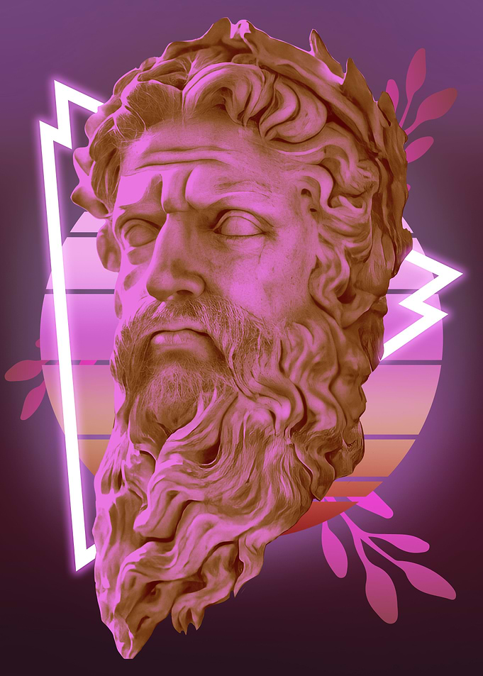 Greek Statue Vaporwave
