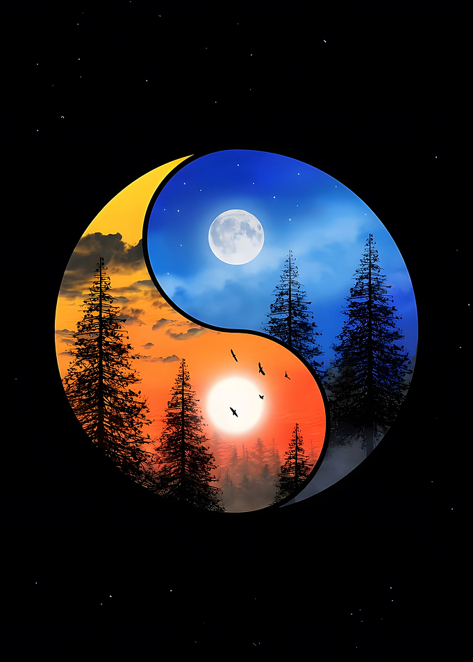 Yin and Yang balance