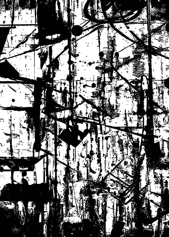 Black and White Abstract