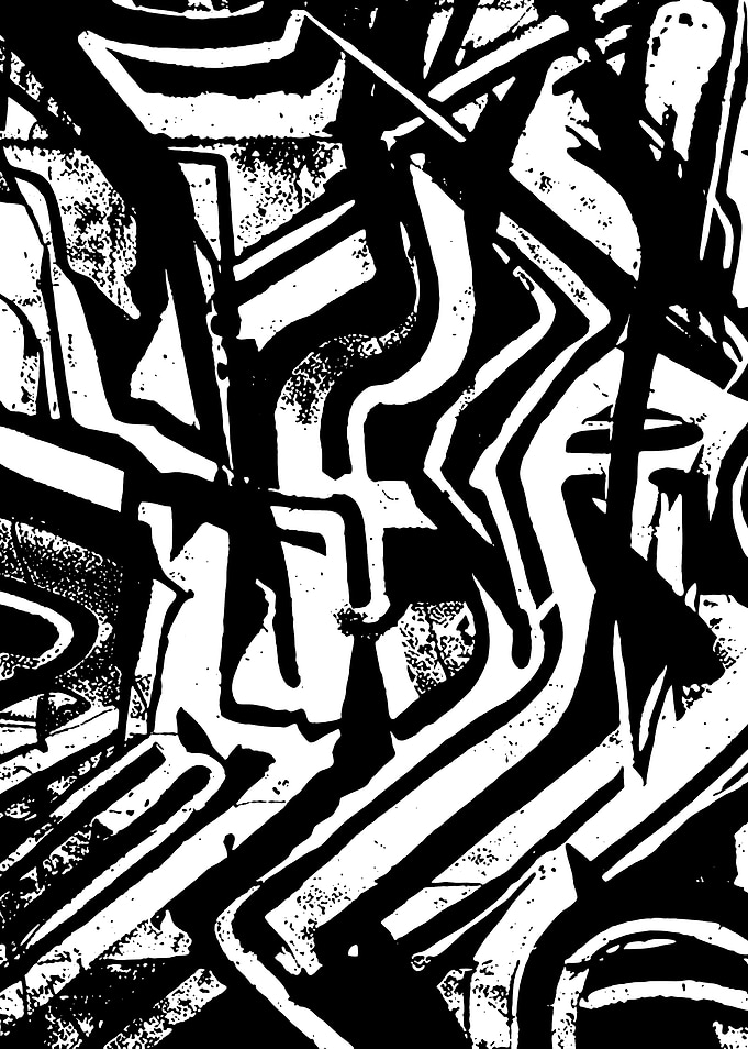 Black and White Abstract