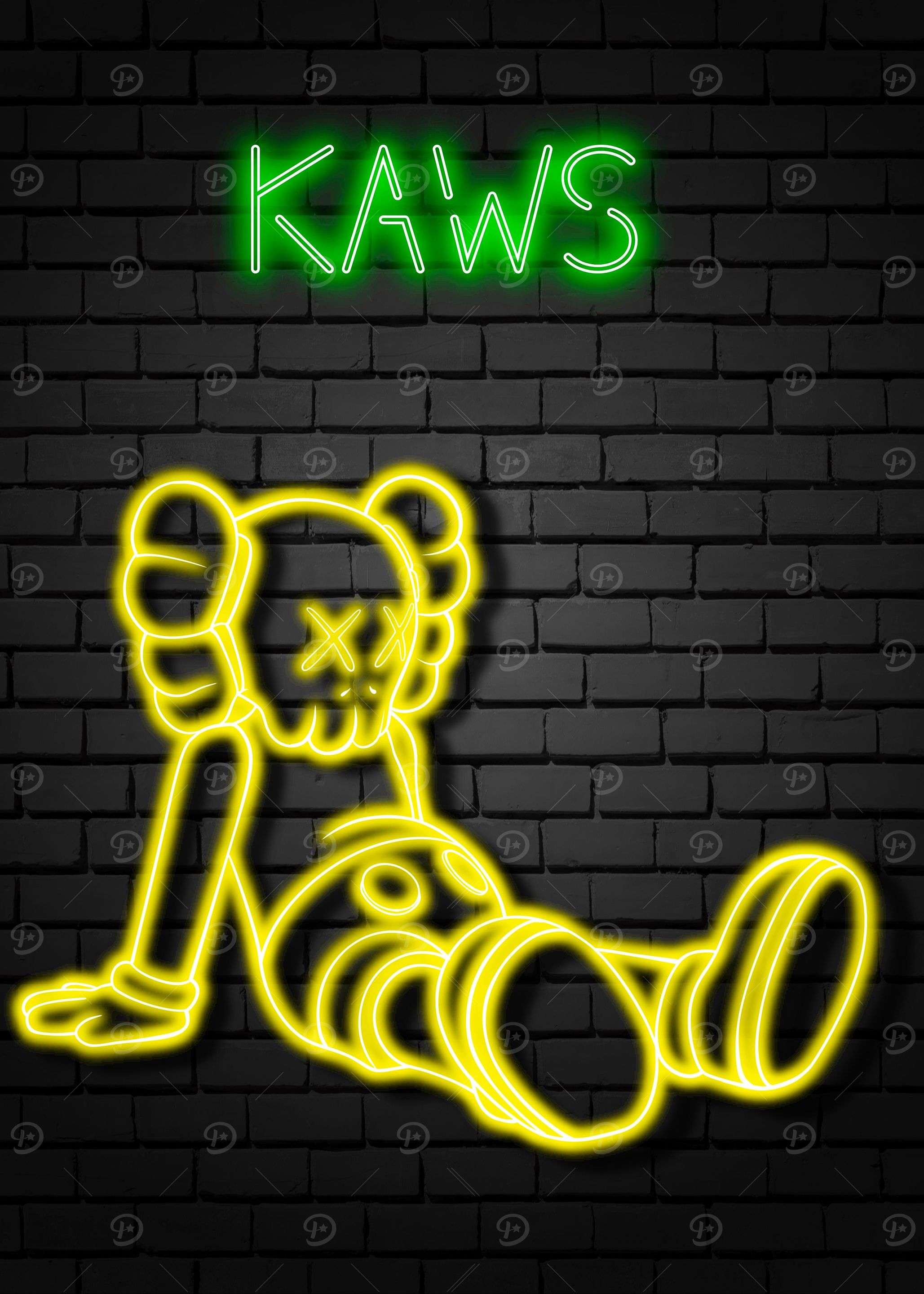 Neon Kaws
