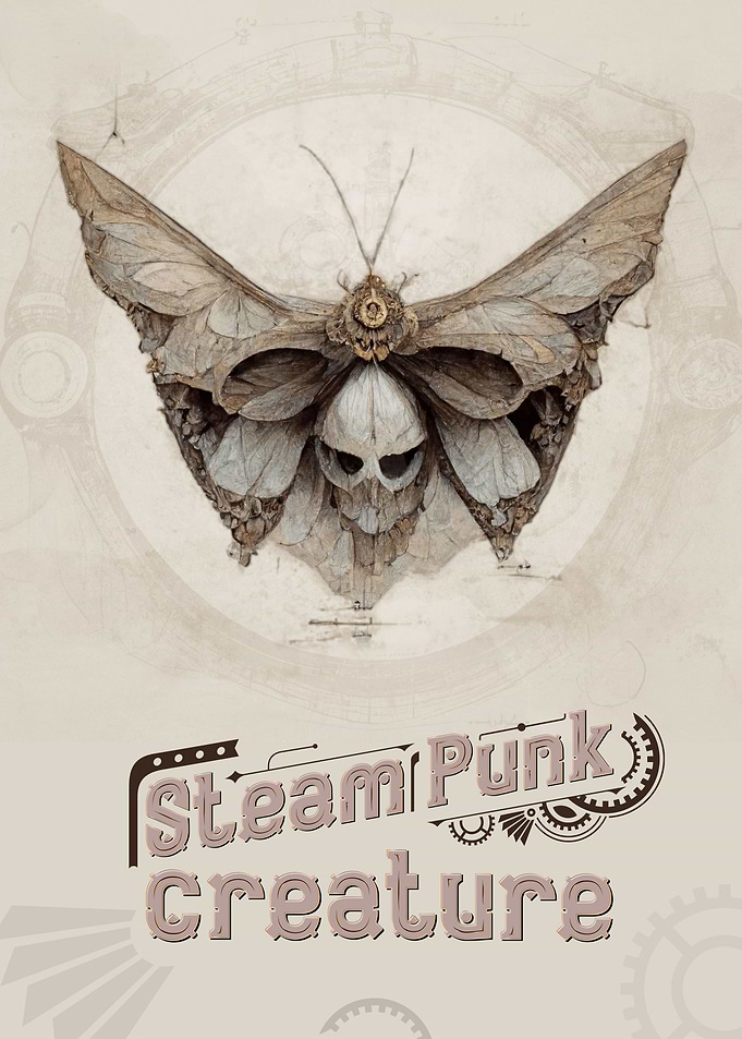 Steampunk Moth Death Mask