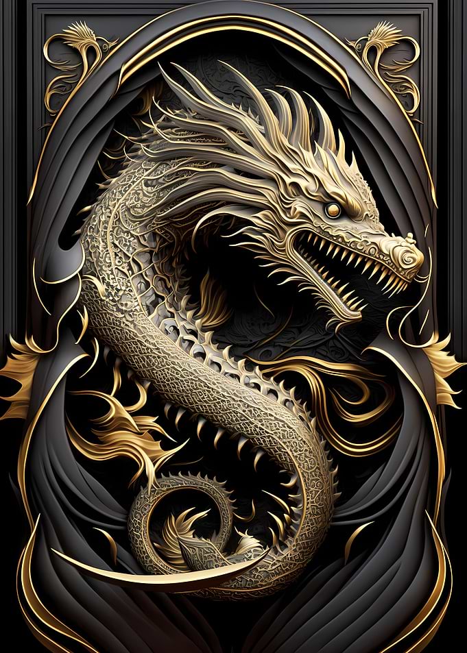 Dragon Lord Art Deco