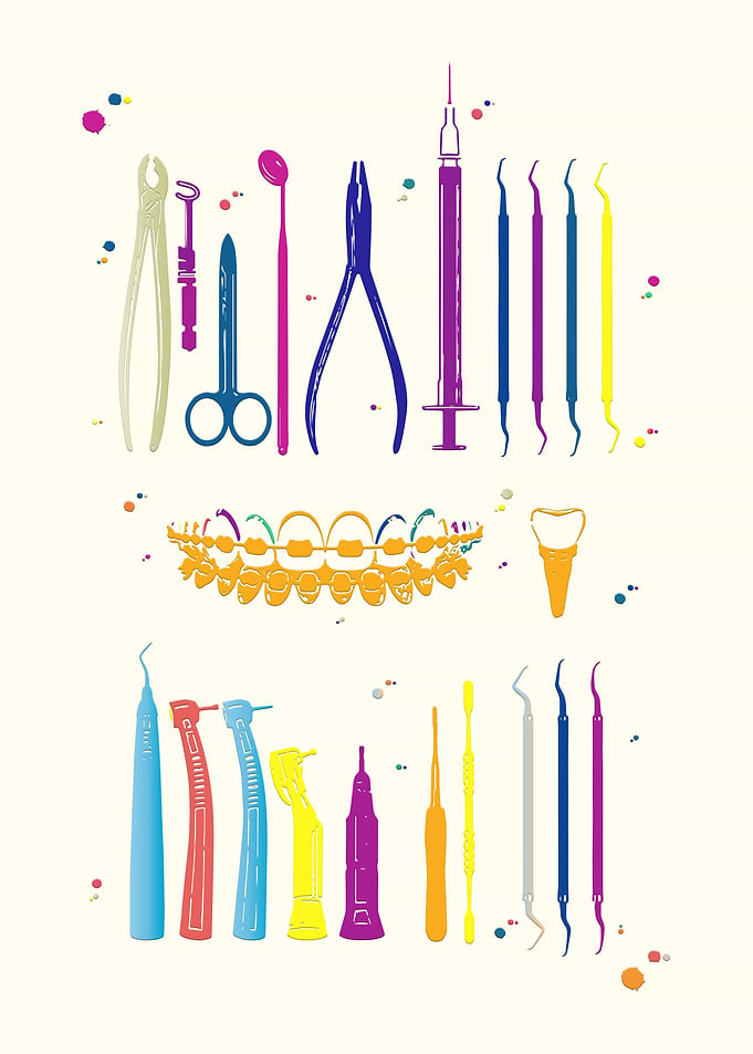 Teeth Art Dentist Tools