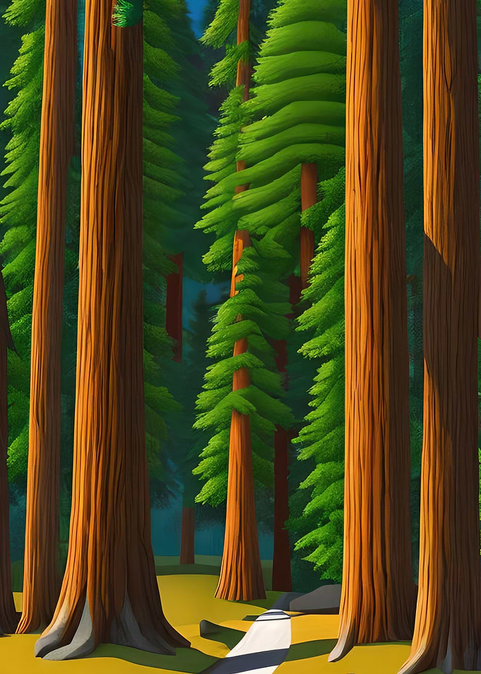 Giant Forest Sequoia Trees